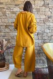 Santos Cushion Cotton Heathcliff Blouse Tumeric?